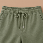 Dames capribroek met elastische tailleband Jelle Jora Mode