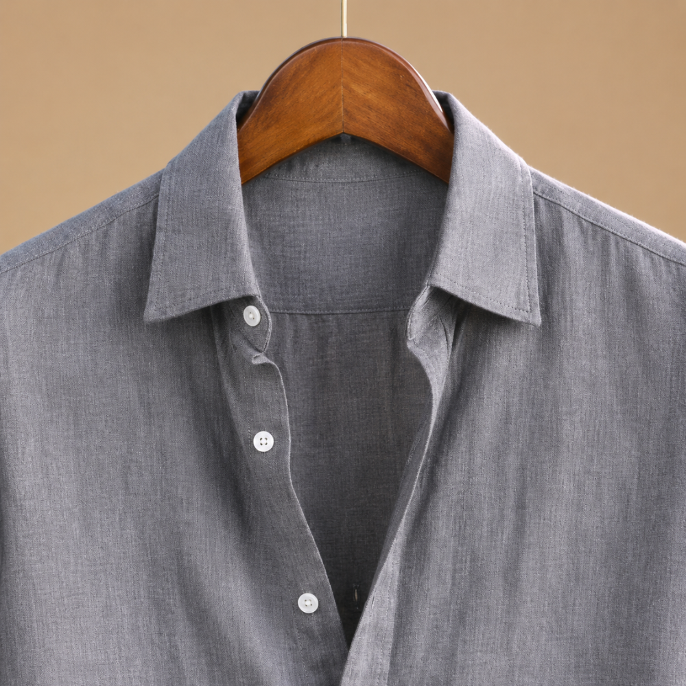 Heren casual strandblouse met een relaxte pasvorm Jelle Jora Mode