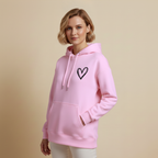 Casual hoodiejack met print voor dames Jelle Jora Mode