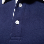 Heren sweater met lange mouwen en polo-kraag Jelle Jora Mode