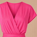 Dames jumpsuit met hoge taille en V-hals Jelle Jora Mode