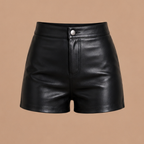 Damesclubshort met hoge taille en slanke pasvorm Jelle Jora Mode
