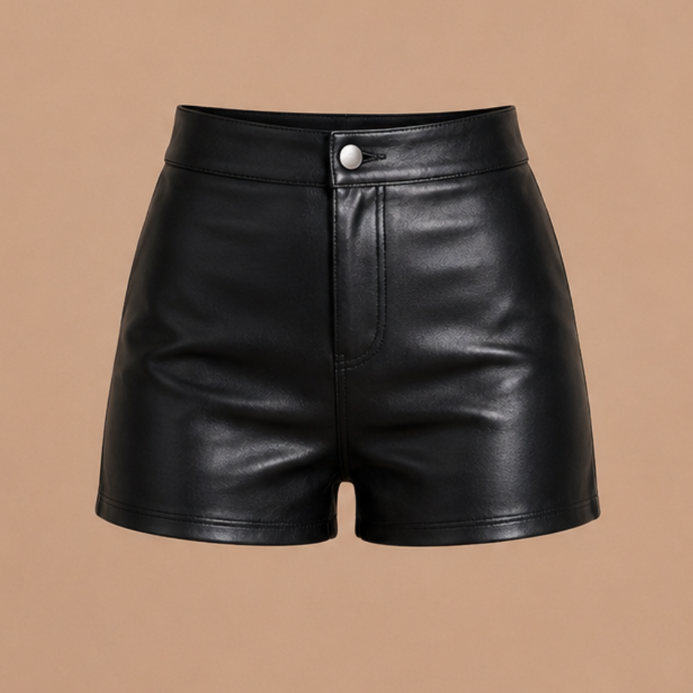 Damesclubshort met hoge taille en slanke pasvorm Jelle Jora Mode