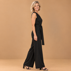 Dames off-shoulder jumpsuit met wijde pijpen Jelle Jora Mode