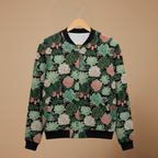 Casual bomberjack met bloemen print Jelle Jora Mode
