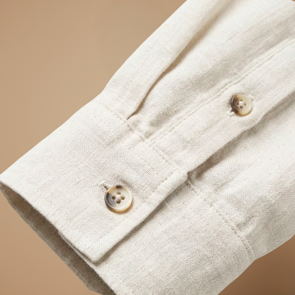 Dames ademende blouse met lange mouwen en knoopsluiting Jelle Jora Mode