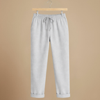 Broek met trekkoord hoge taille voor dames Jelle Jora Mode