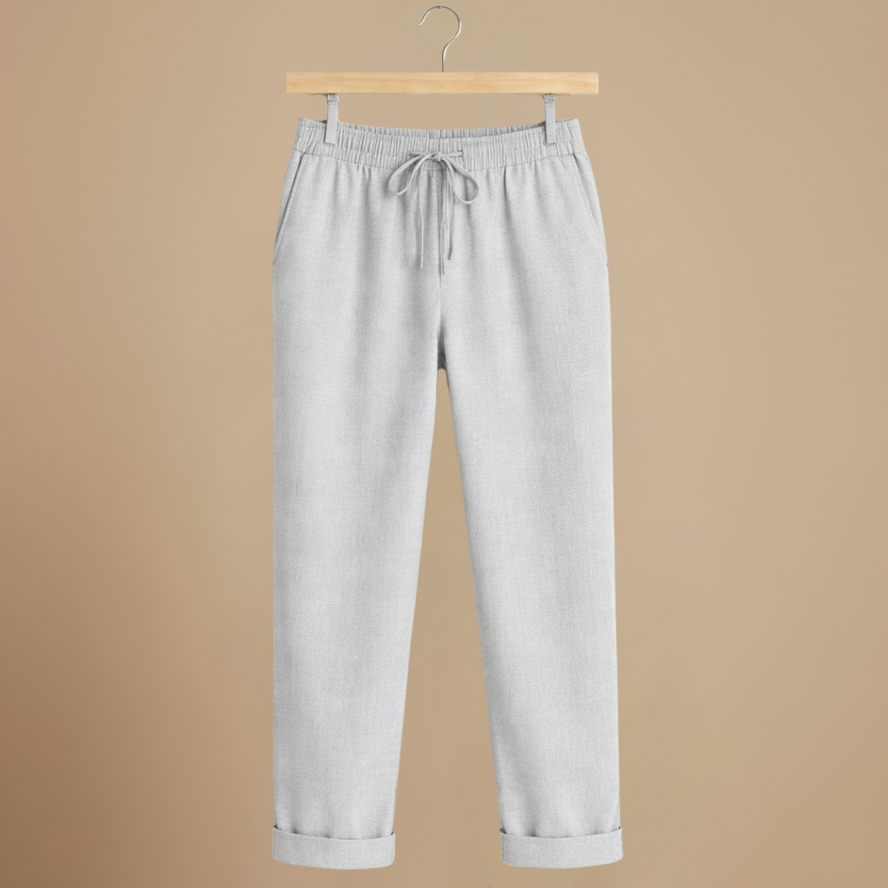 Broek met trekkoord hoge taille voor dames Jelle Jora Mode