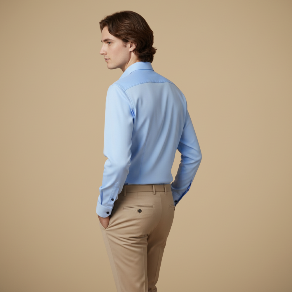 Elastisch kreukvrij overhemd voor heren Jelle Jora Mode