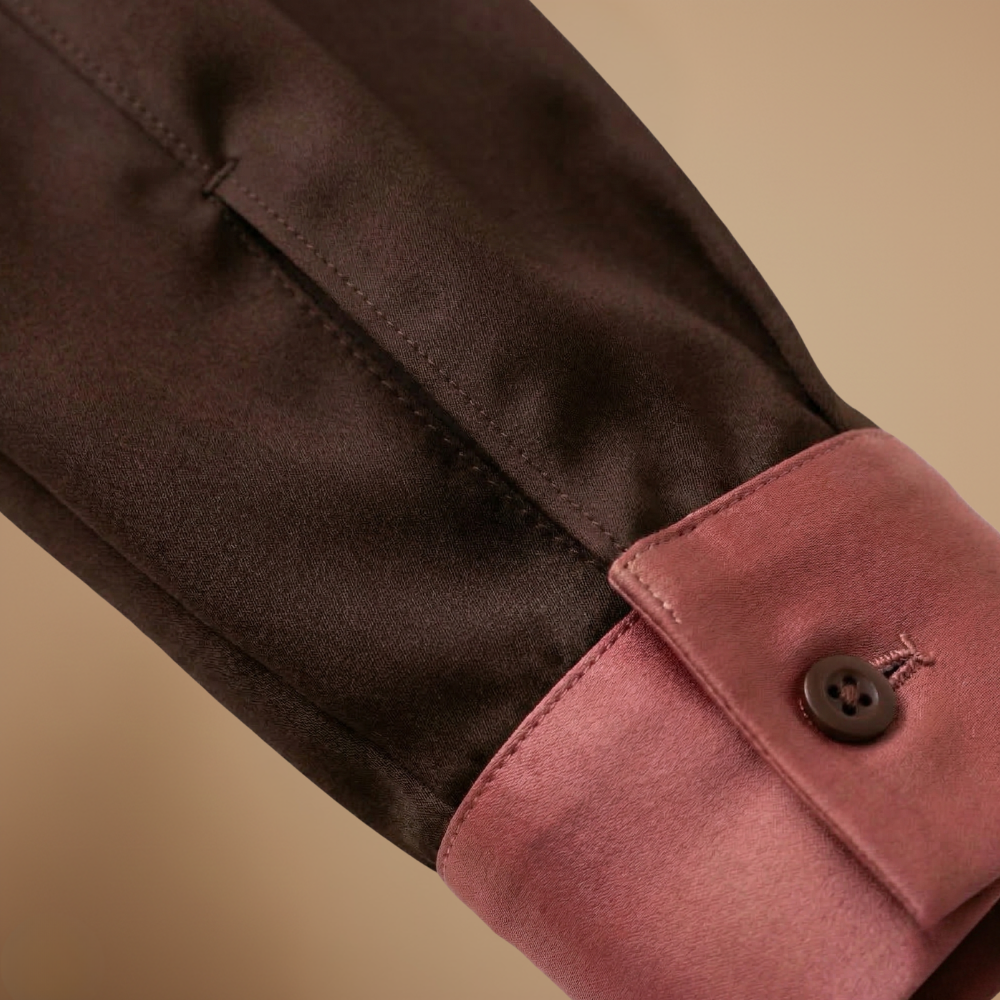 Dames elegante werkblouse met lange mouwen en knoopsluiting Jelle Jora Mode