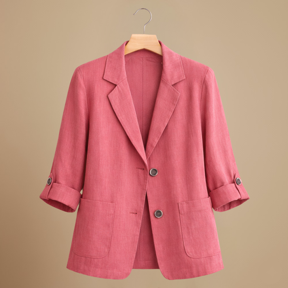 Eenvoudige casual blazer met Lange mouwen Jelle Jora Mode