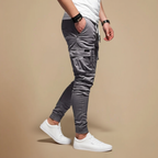 Casual effen gekleurde cargo joggingbroek Jelle Jora Mode