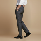 Heren zakelijke casual broek met elastische taille