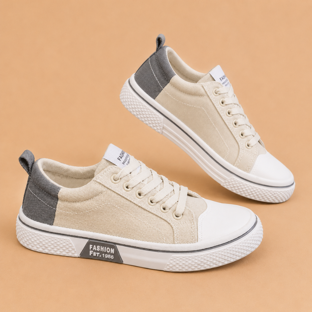 Heren ademende casual veterschoenen Jelle Jora Mode