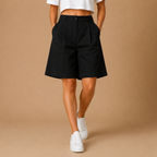 Damesshort met hoge taille en wijde pijpen Jelle Jora Mode