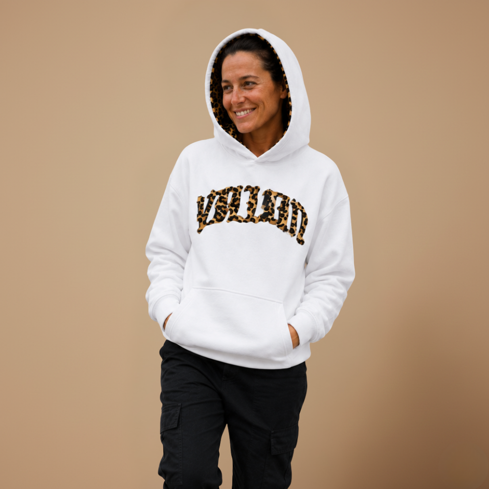 Dames-sweatshirt met capuchon en borduursel Jelle Jora Mode