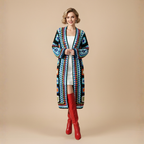 Bohemian lange sjaalvest voor dames Jelle Jora Mode