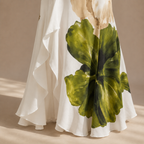 Dames asymmetrische maxi-jurk met één schouder Jelle Jora Mode