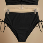Dames hoge taille wikkelbikini met strikbandjes aan de zijkanten Jelle Jora Mode