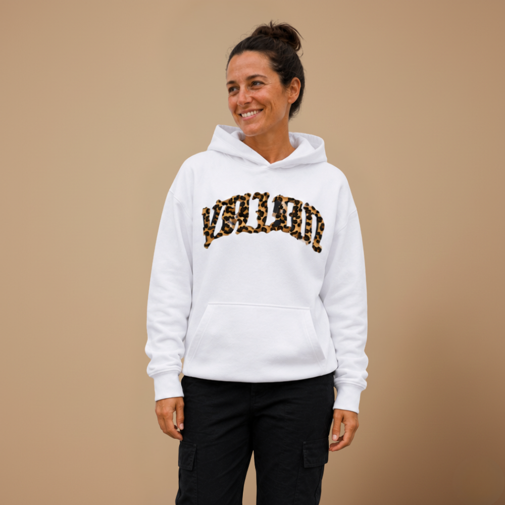 Dames-sweatshirt met capuchon en borduursel Jelle Jora Mode