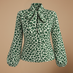 Damesblouse met stropdas en lange mouwen Jelle Jora Mode