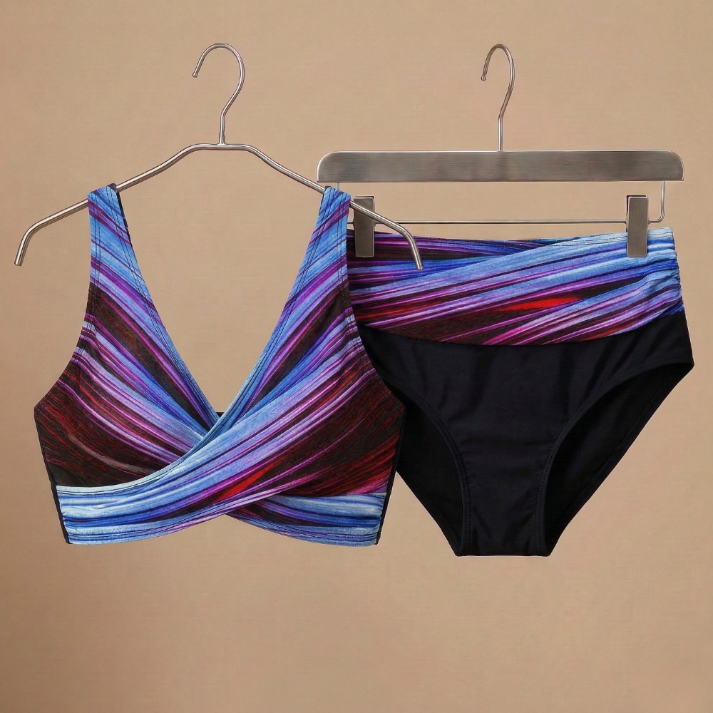 Damesbikini met hoge taille en push-up-bikini Jelle Jora Mode