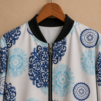 Casual bomberjack met bloemen print Jelle Jora Mode