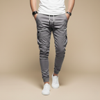 Casual effen gekleurde cargo joggingbroek Jelle Jora Mode