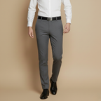 Heren casual rechte pijpen broek