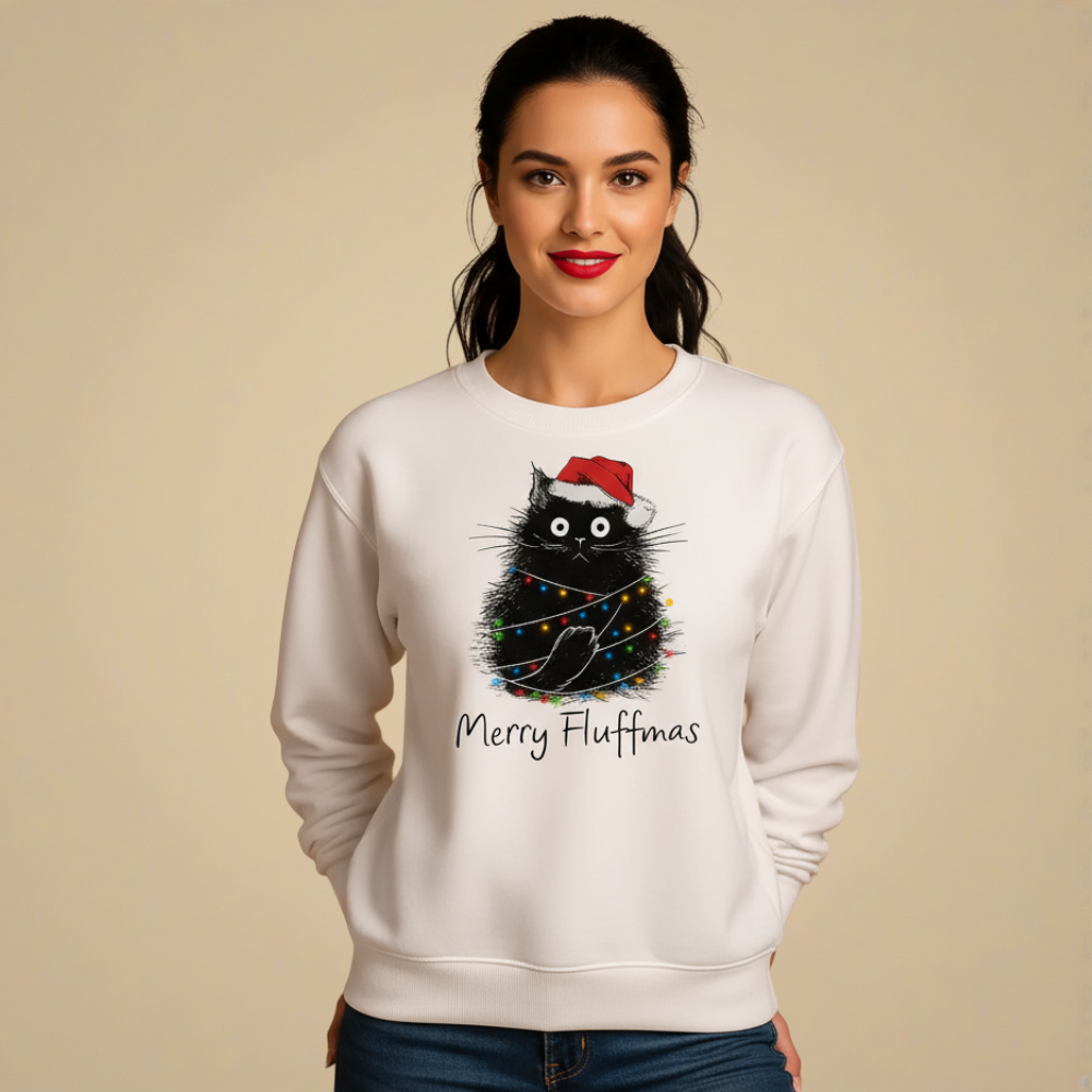 Kerstman-sweatshirt met print Jelle Jora Mode