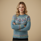 Losvallende trui met ronde hals Jelle Jora Mode