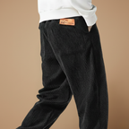 Heren baggy joggingbroek van corduroy