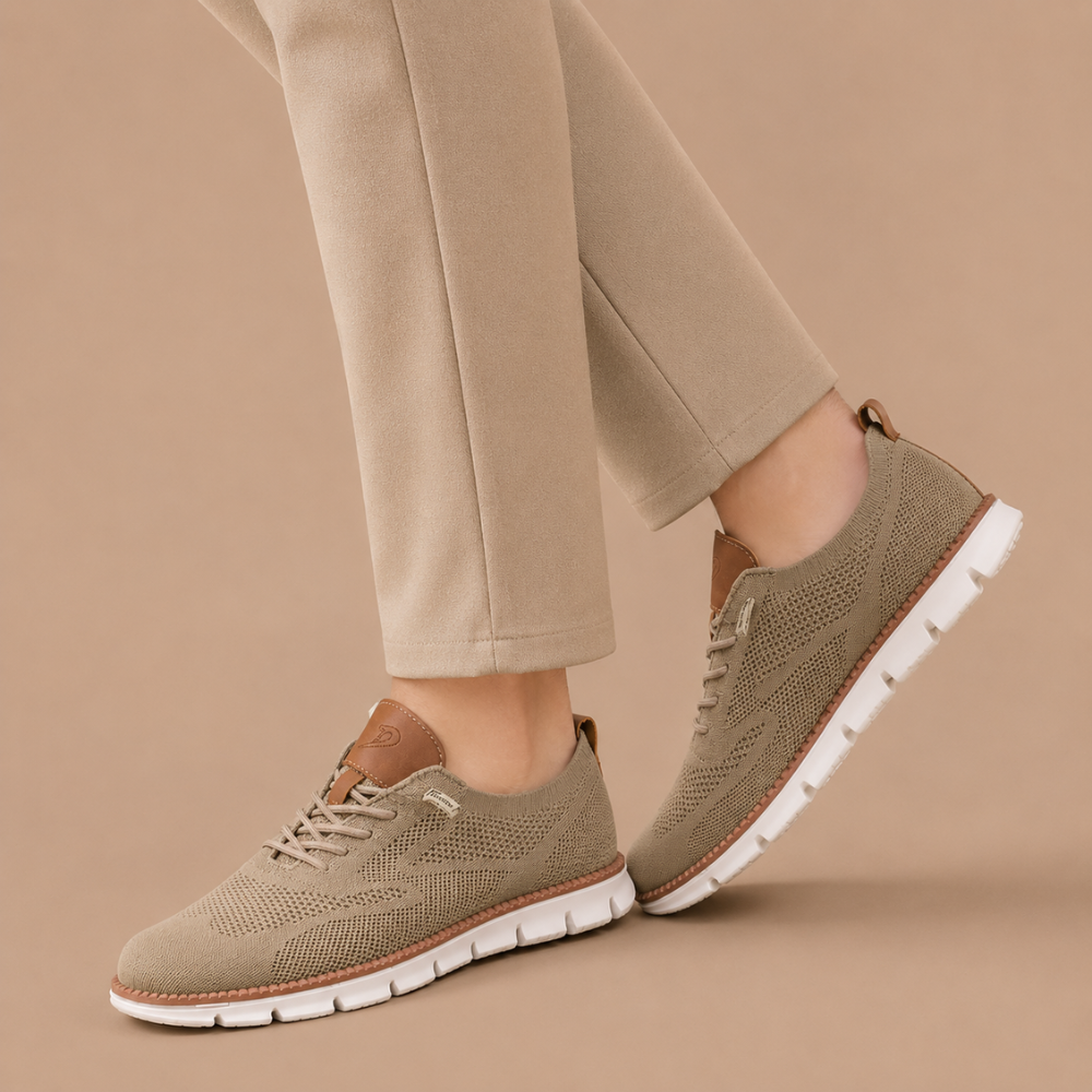 Heren lichtgewicht ademende casual wandelsneakers Jelle Jora Mode