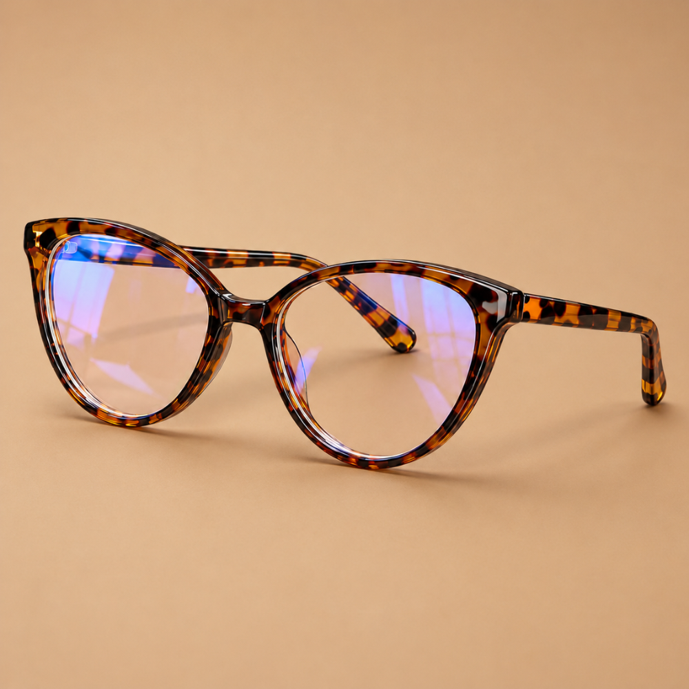 Dames Cat-Eye-bril met blauwlichtfilter Jelle Jora Mode