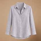 Dames casual slim fit blouse met lange mouwen en knoopsluiting Jelle Jora Mode