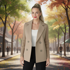 Stijlvolle damesblazer met dubbele knoopsluiting Jelle Jora Mode