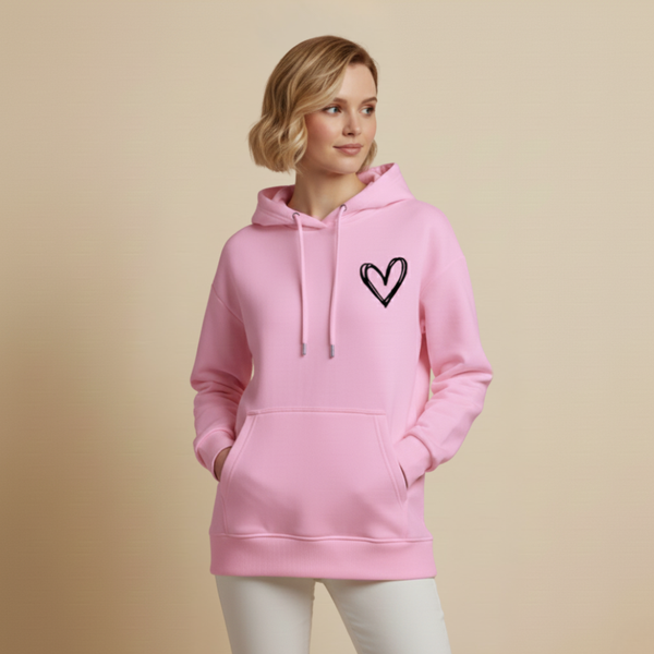 Casual hoodiejack met print voor dames Jelle Jora Mode