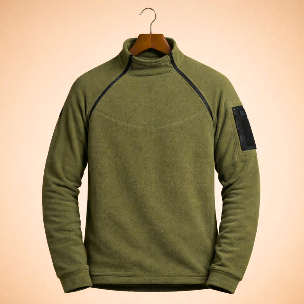 Tactische winddichte polar fleece trui voor heren Jelle Jora Mode