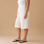 Dames bermudashorts met elastische tailleband Jelle Jora Mode