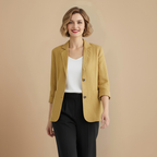 Eenvoudige Casual blazer met Lange mouwen Jelle Jora Mode