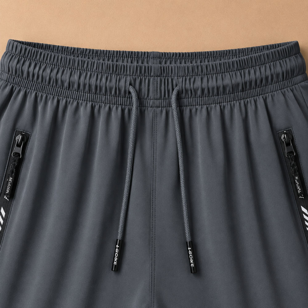 Heren sportshort met sneldrogende stof Jelle Jora Mode