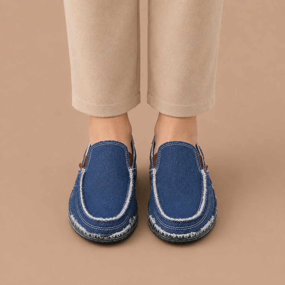 Heren comfortabele ademende instaploafers Jelle Jora Mode