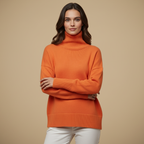 Dikke gebreide oversized coltrui voor dames Jelle Jora Mode