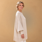 Dames oversized trui met ronde hals Jelle Jora Mode