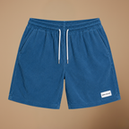 Herenkorte broek van corduroy met elastische tailleband Jelle Jora Mode