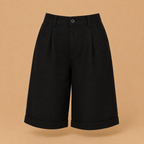 Dames bermudashorts met knopen aan de voorkant Jelle Jora Mode