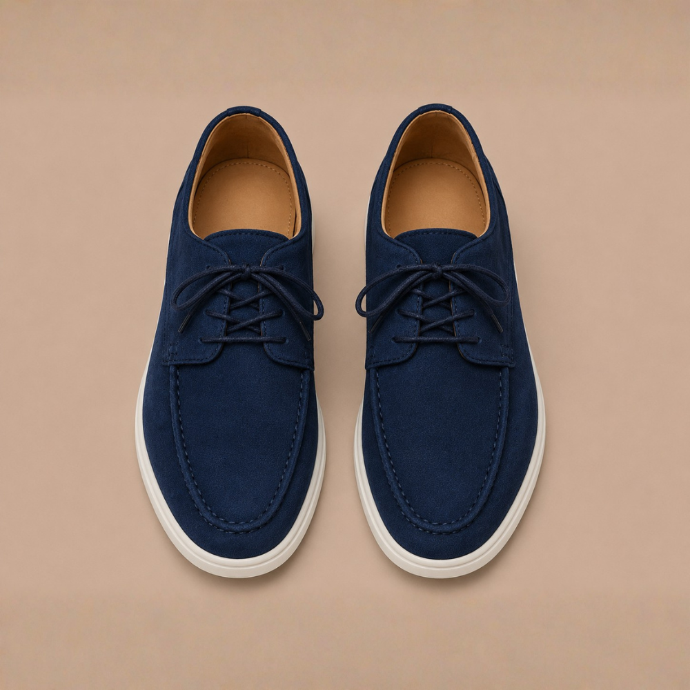 Heren schoenen met veters en lage hak Jelle Jora Mode
