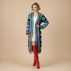 Bohemian lange sjaalvest voor dames Jelle Jora Mode