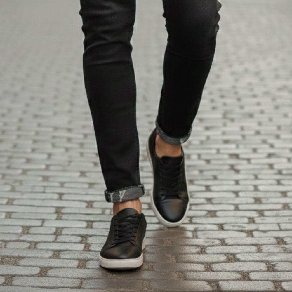 Klassieke designer sneakers met veters voor heren Jelle Jora Mode