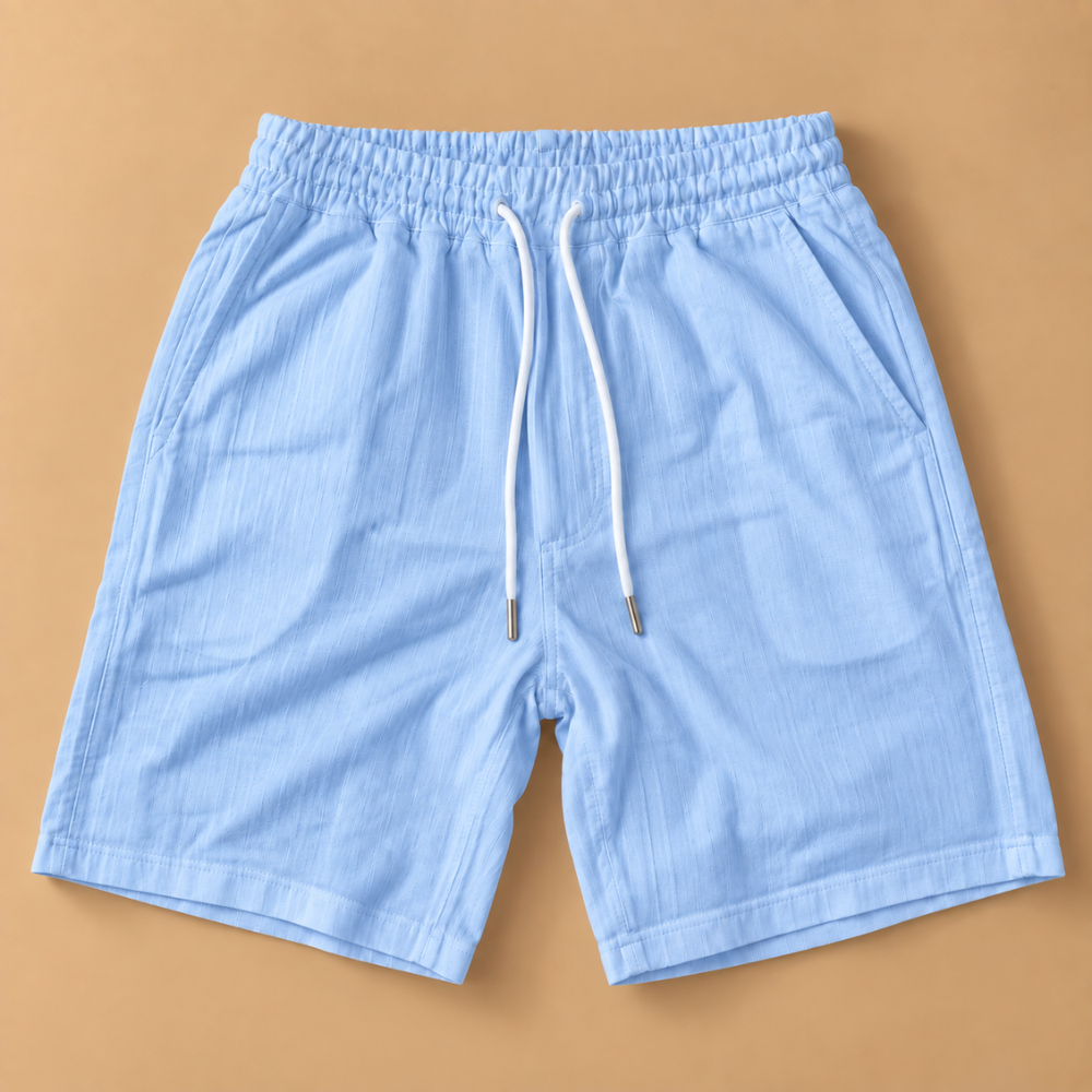 Heren strandboardshorts met trekkoord en zakken Jelle Jora Mode